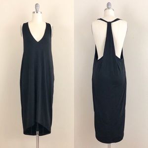Threads 4 Thought Black V-Neck T Back Dress